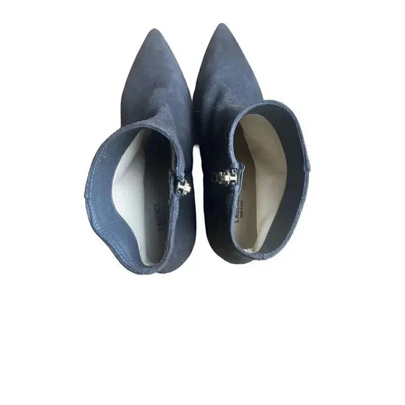 NEW L'Agence Jeanne Block Heel Charcoal Black Bootie Size 38.5/8/8.5 - Picture 8 of 12